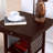 Madison 56 in. Modern LED Bedside Table Lamp with Fabric Drum Shade and Wireless Charging Pad-62954074