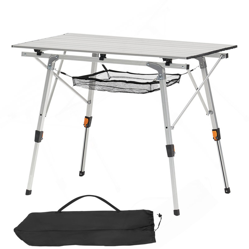 Couche de maille pliante en aluminium pour table de camping