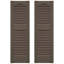 Builders Edge, tailleur central sur mesure cathédrale, volets à persiennes ouvertes, comprend des pointes d'installation assorties (par paire)-105835227-105835262-105835264