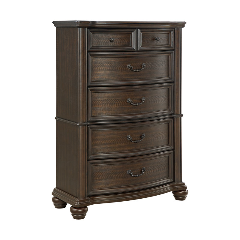 Commode 5 tiroirs Goufran en acajou