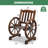 Wagon-Inspired Solid Wood Patio Dining Chair