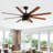 8-Blade Ceiling Fan With Light, Remote Control, Reversible DC Motor and Timer Setting-1616994439