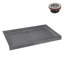 Base de douche en alcôve en acrylique gris mat avec drain central 60 po x 36 po Streamline-118934371