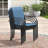 Outdoor Rectangular 6-Person Dining Set With Umbrella & Stackable Textilene Chairs-1686027902