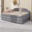 Space Saving Upholstered Daybed, Integrated LED Belt, Trundle and Three Drawers-129754860