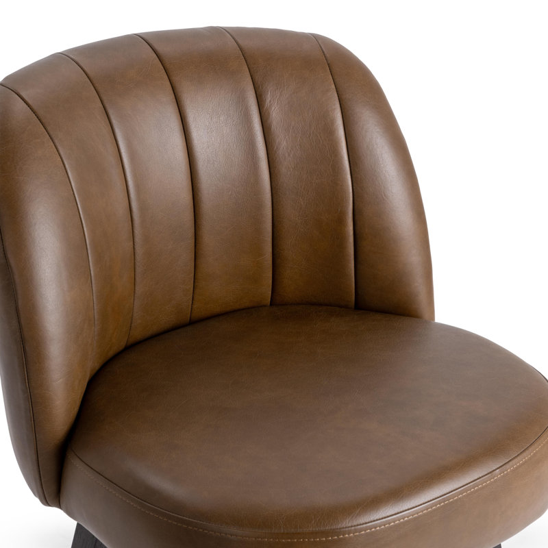 Della Upholstered Stool with Solid Wood Frame