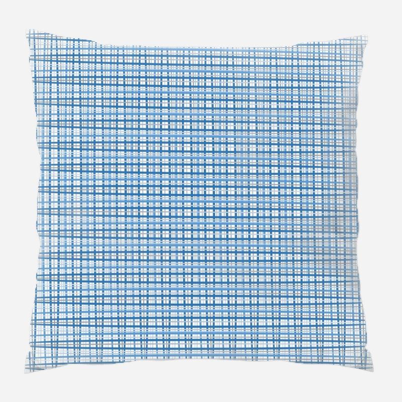 Geometric Microsuede Reversible Throw Pillow