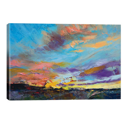 Desert Highway 1 Piece Wrapped Canvas Painting