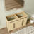 48'' Double Bathroom Vanity Base Only
