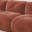 2 pièces rouge brun moderne avec 2 + 3 places, siège profond, tissu de velours doux, fond en éponge haute densité 32D, aucun assemblage requis pour le salon, mousse, espaces combinés flexibles