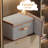 1Pcs Storage Bins with Lids, Collapsible Closet Organizer Container, Fabric Organizer Box with Handles, Decorative Storage Boxes with Lids for Organizing Clothes, Books, Light Grey-1553549310
