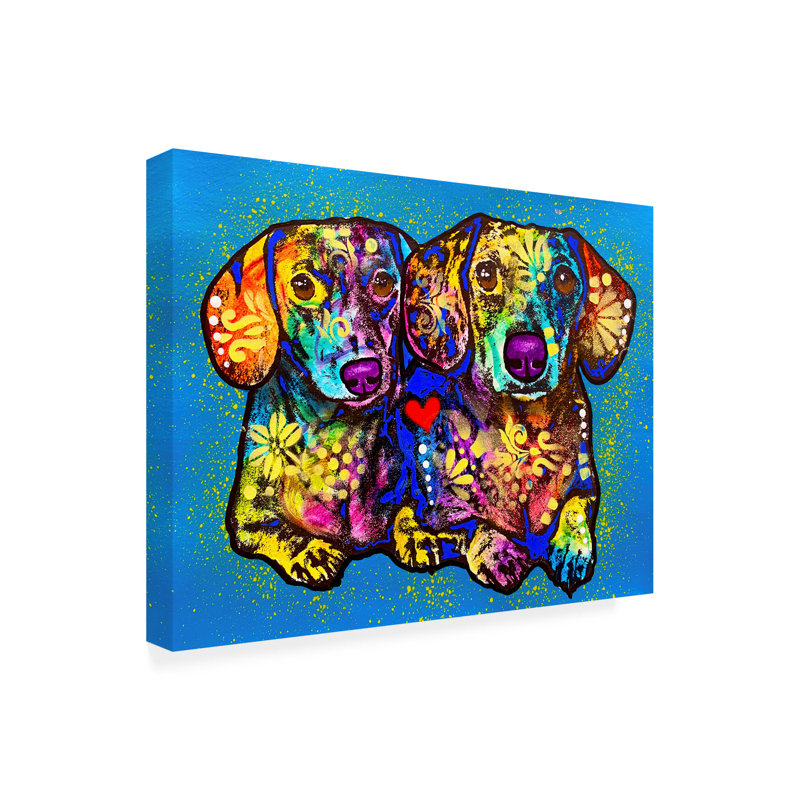 «Goloxy Two Doxies», reproduction sur toile, H 14 po x l 19 po x P 2 po