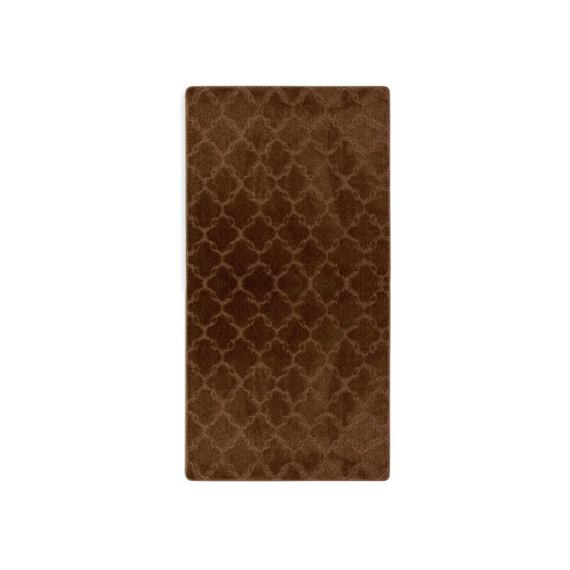 Tapis de bain Sakamoto, H 32 po x l 17,5 po x P 0,3 po, Brun