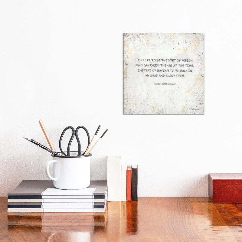 I'D Like To Be by Britt Hallowell - Wrapped Canvas Gallery-Wrapped Canvas Giclée, 30.48 cm H x 30.48 cm W