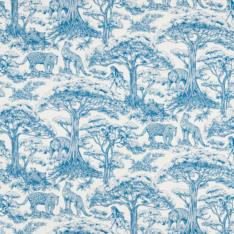 Kisumu Cotton Blend Fabric, Caribbean