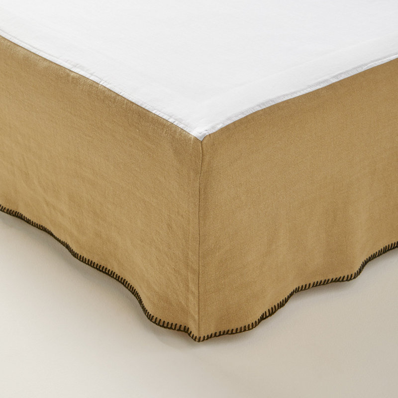 Nino Tailored Wrap Around, 140cm W x 32cm D, Dark Beige