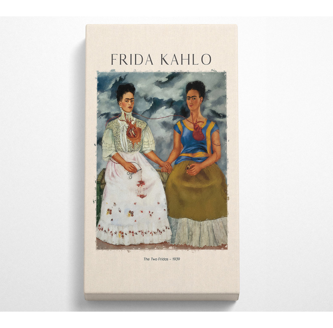 Die zwei Fridas - 1939 von Frida Kahlo - Leinwanddrucke