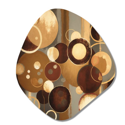 Magnani - Abstract Nebula Shape Asymmetric Metal Wall Art