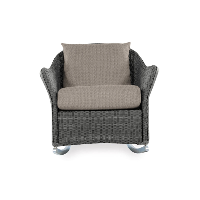 Weekend Retreat Outdoor Rocker Chair, Callen Driftwood, Mink