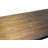 Django L-Shaped Solid Wood Base Executive Desk with Power Outlet