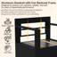 Ensemble de conversation pour 8 personnes - Structure en aluminium, coussins épais moelleux et housse de protection pour le patio, la piscine et la cour-613447810