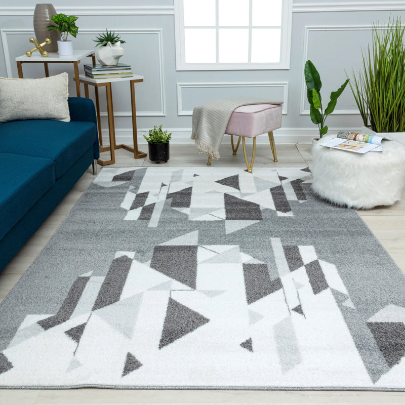 Performance Geometric Indoor Rug, Rectangle 8'3" x 10'0"