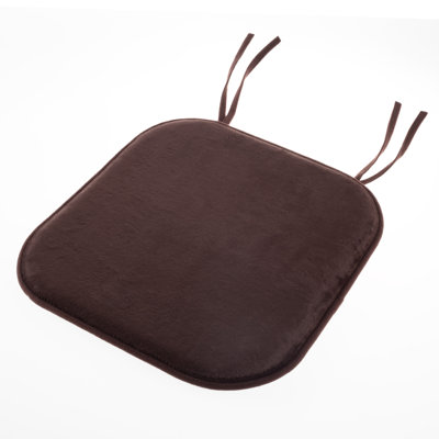 Paquet de 6 coussins de chaise en mousse Everly Quinn, gris
