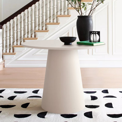 Agne 35" Round Pedestal Dining Table