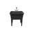 32" laundry tub in Black