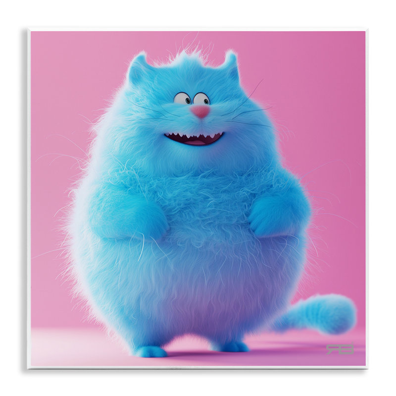 «Drôle de chat bleu» par RB