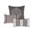 6-Piece King/Cal King 6 Piece Jacquard Quilt Set with Throw Pillows,Grey