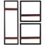 Rivero 2 Piece Solid Wood Tiered Shelf