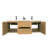 Chelsei 58.75'' Double Bathroom Vanity with Plastic Top-1300244930