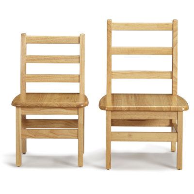Paire de chaises à dossier échelle Jonti-Craft®