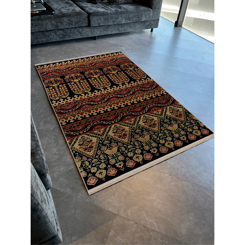 Tapis rectangulaire Vittorina, Rectangle 2 pi 8 po x 5 pi