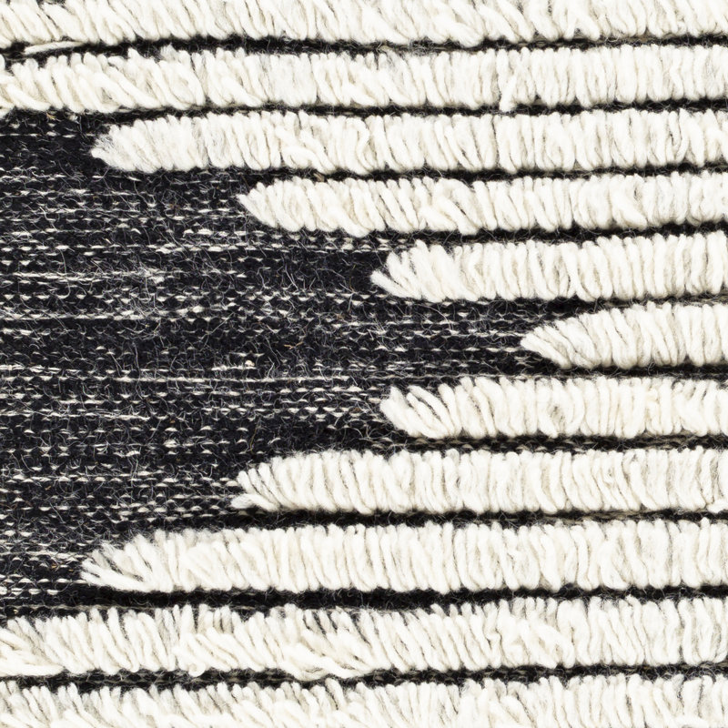 Williamsburg Wool Abstract Indoor Rug, Rectangle 2' x 3'
