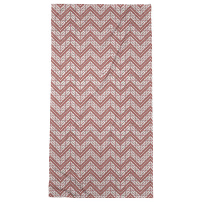 Serviette de bain à chevrons à la main classic Stephenie