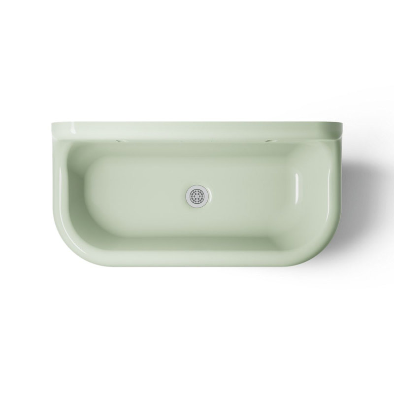 Brockway 36 In. Wall-Mount Utility Sink, Aspen Green