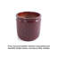 Pot à fleurs en céramique Bean Paste Red pour terrasse, jardin, rebord de fenêtre, etc. (3 pièces)