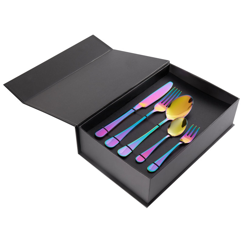Metro Lane Daian 30 Piece Stainless Steel Cutlery Set , Service for 6, Multicolour