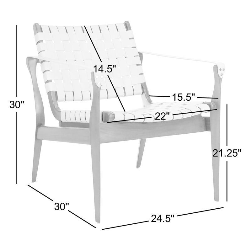 Armchair, Brown Genuine Leather, Brown