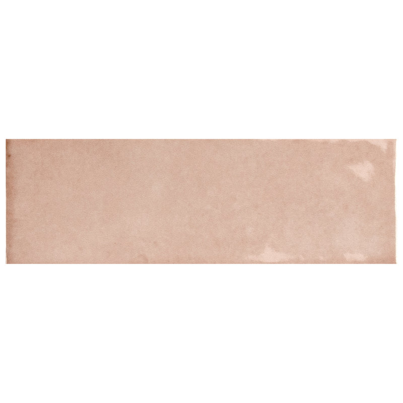 Coco 2" x 6" Porcelain Subway Wall Tile, Orchard Pink