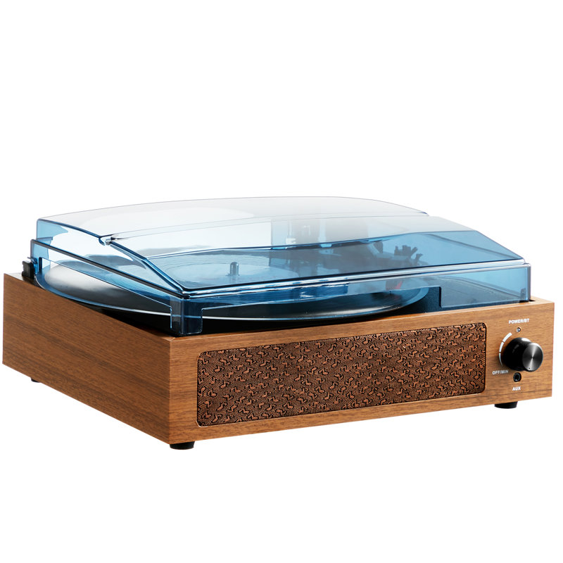 Portable Decorative Record Player with Bluetooth