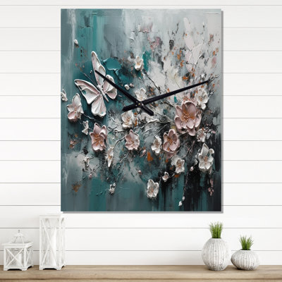 Jasson - Floral Modern Wall Clock