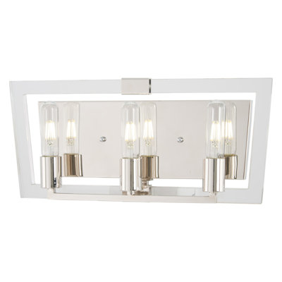 Éclairage pour meuble-lavabo 3 lumières crystal Priestley