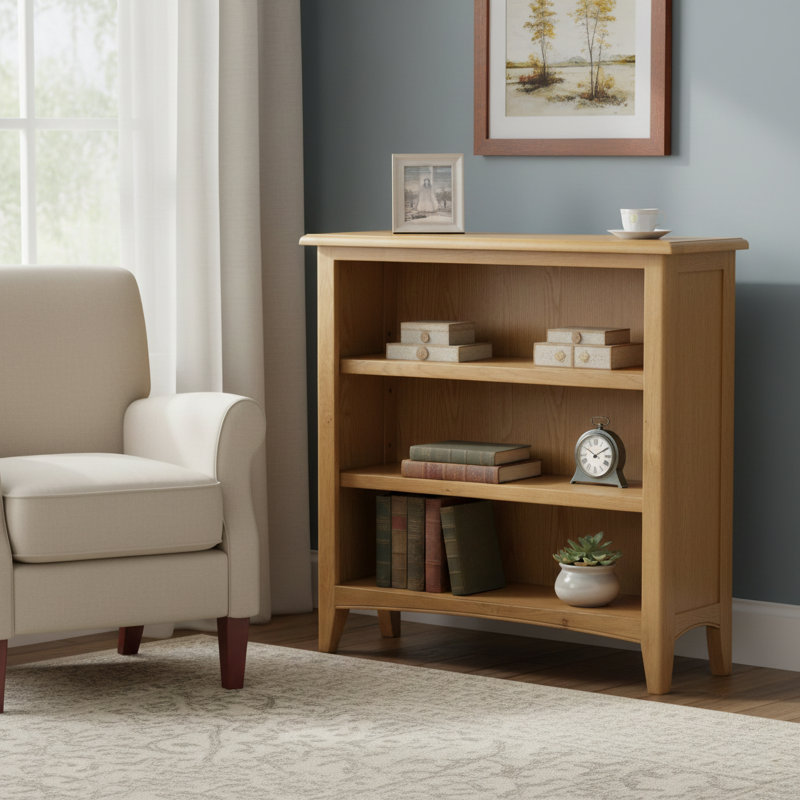Censu Balyor Painted Oak Small Bookcase