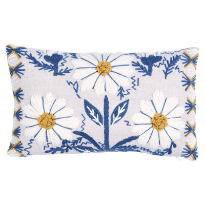 Marguerite Embroidery Pillow