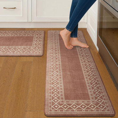 Tapis de cuisine imperméable anti-fatigue anti-dérapant