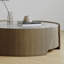 Table basse ronde en pierre supercristalline