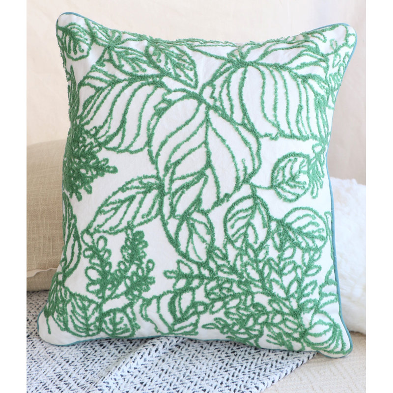 Housse de coussin décoratif 18 po x 18 po
